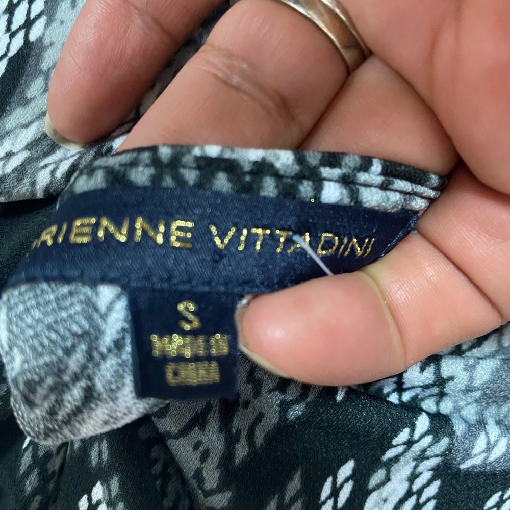 ADRIENNE VITTADINI BLACK LEOPARD PRINT SIZE S NWOT - Picture 7 of 10